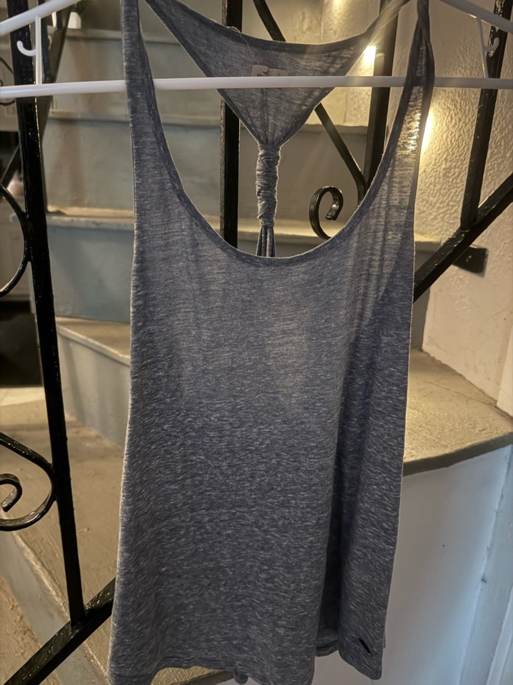 Hollister Heather Gray Racerback Tank